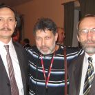 С министром культуры Якутии Андреем Борисовым и поэтом Владимиром Федоровым.